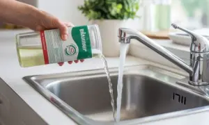 Jak odetkać zlew solą? Prosty i bezpieczny domowy sposób.